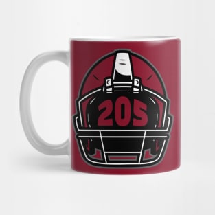 Retro Football Helmet 205 Area Code Tuscaloosa Alabama Football Mug